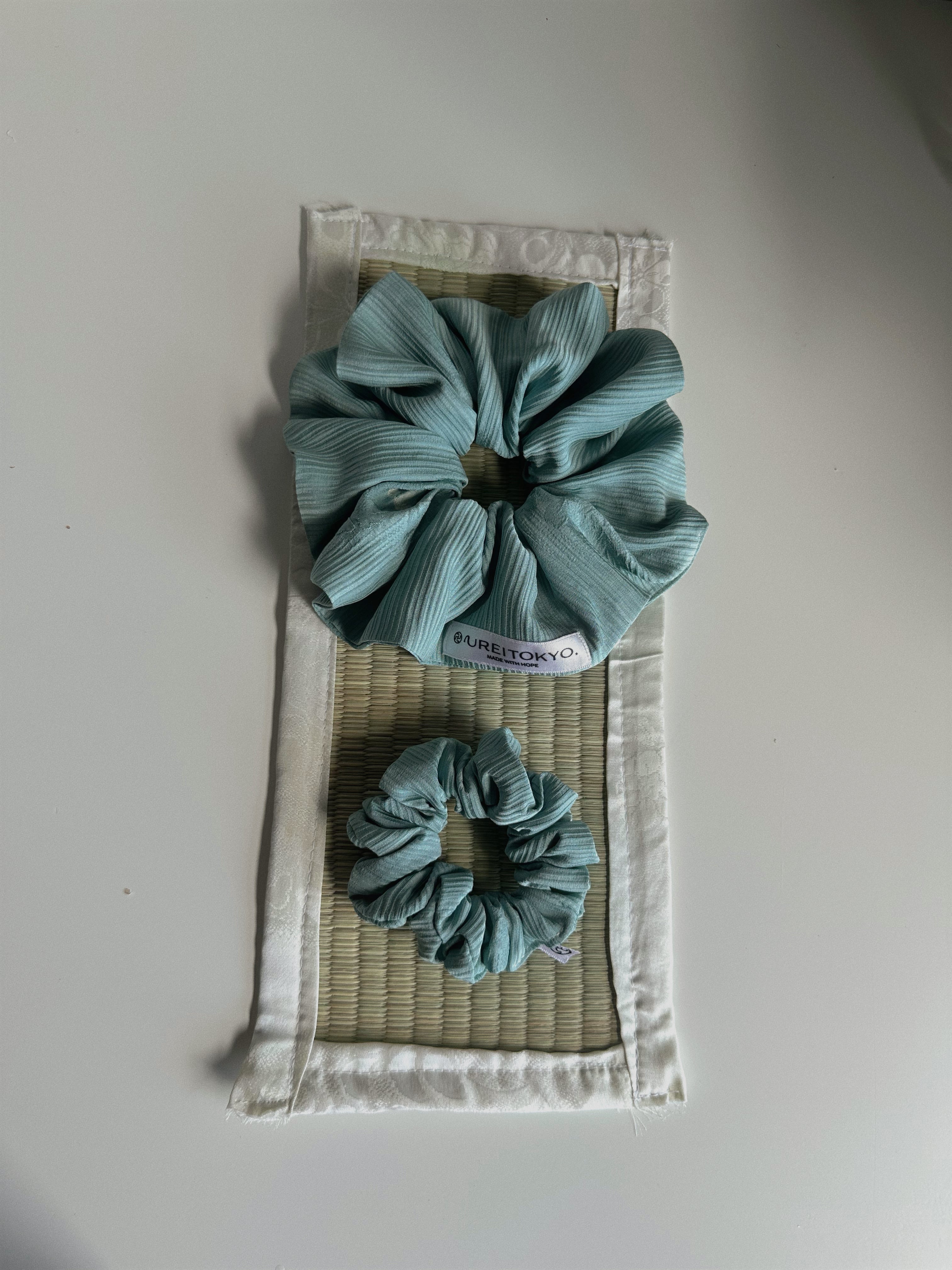 海｜Ocean Kimono Scrunchie