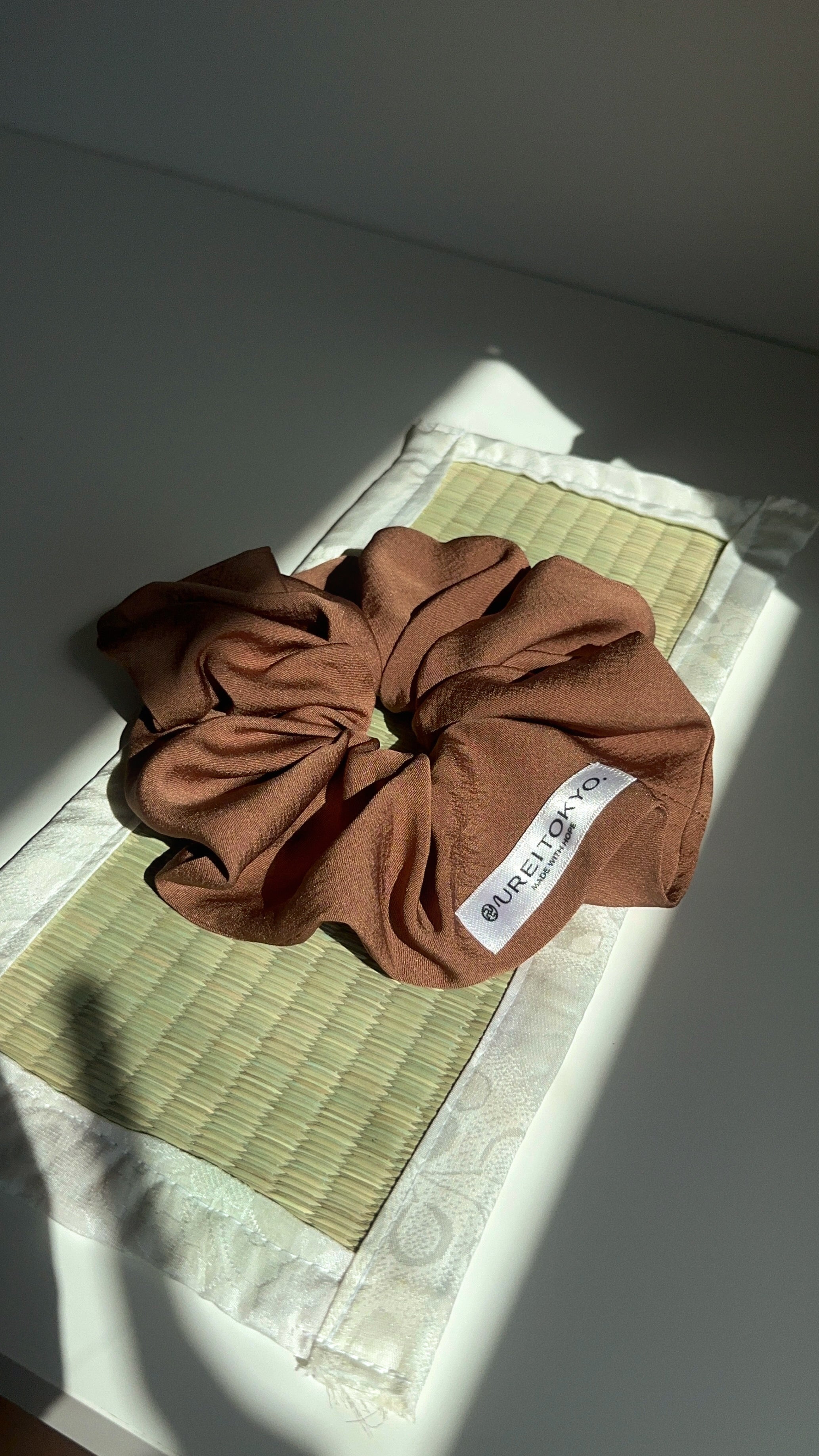 ほうじ茶｜Hojicha Kimono Scrunchie
