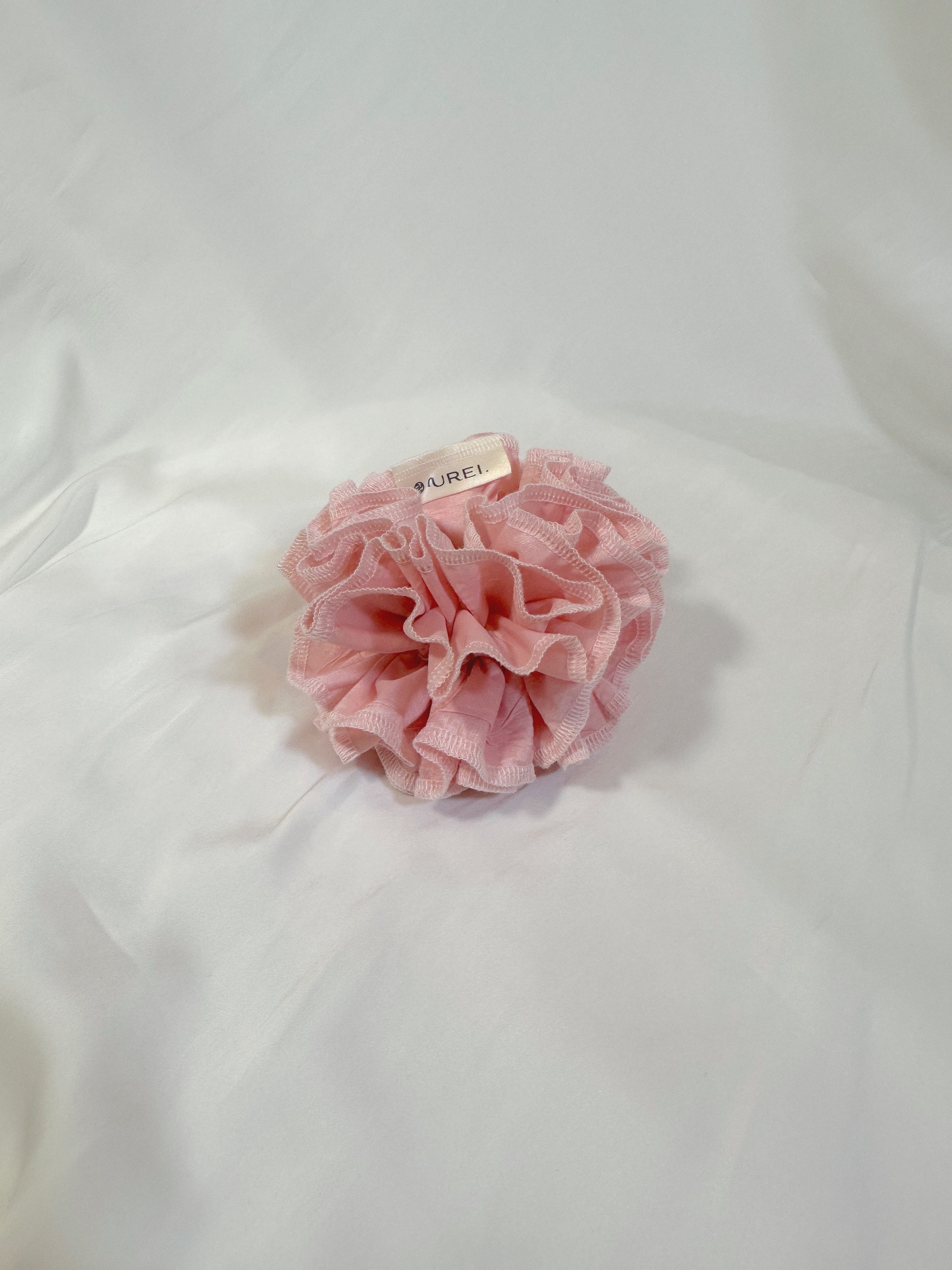 Petit Rose Chocolate Scrunchie - Upcycled Valentine's Hair Accessory