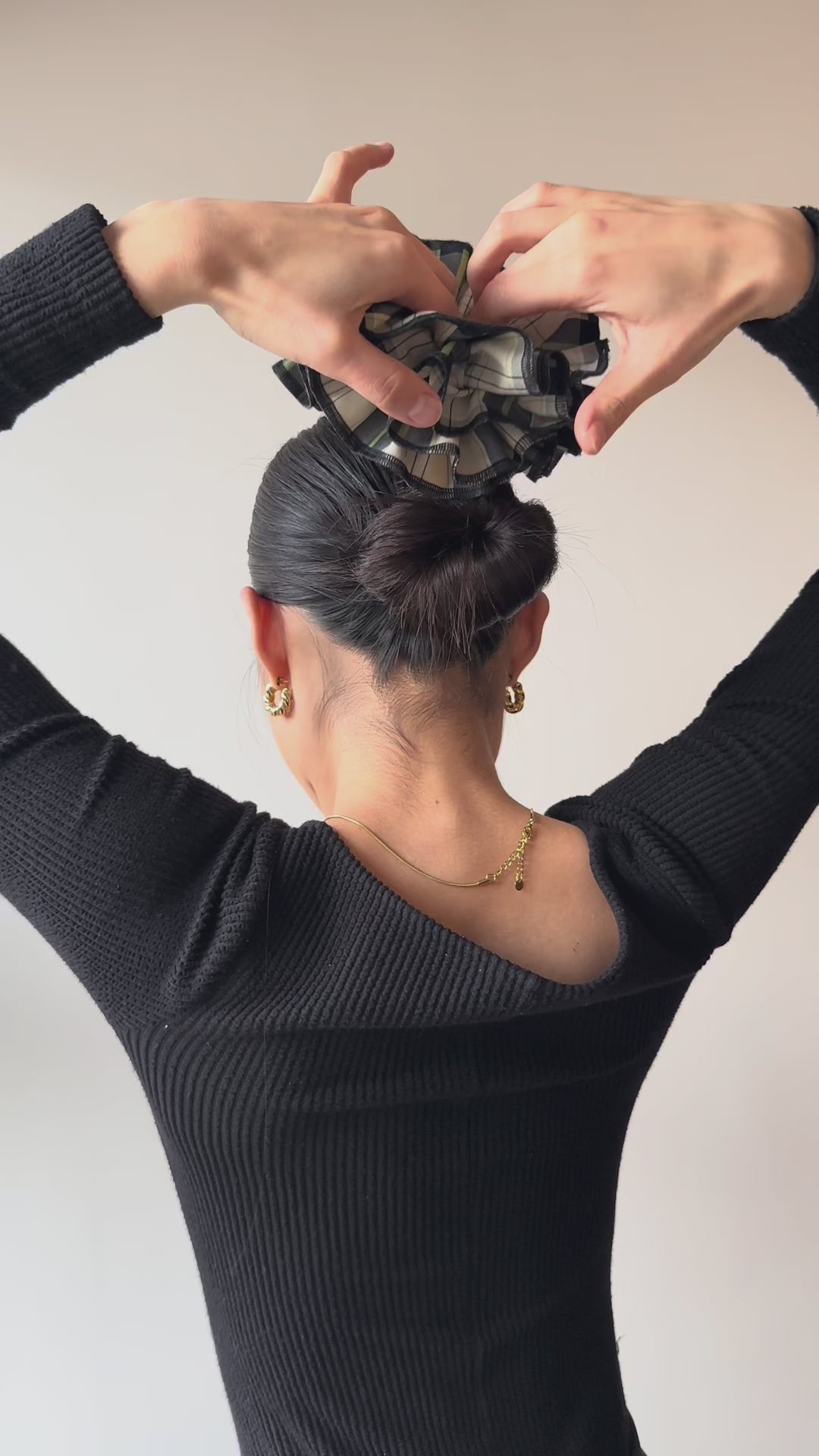 Moss & Moonlight Scrunchie