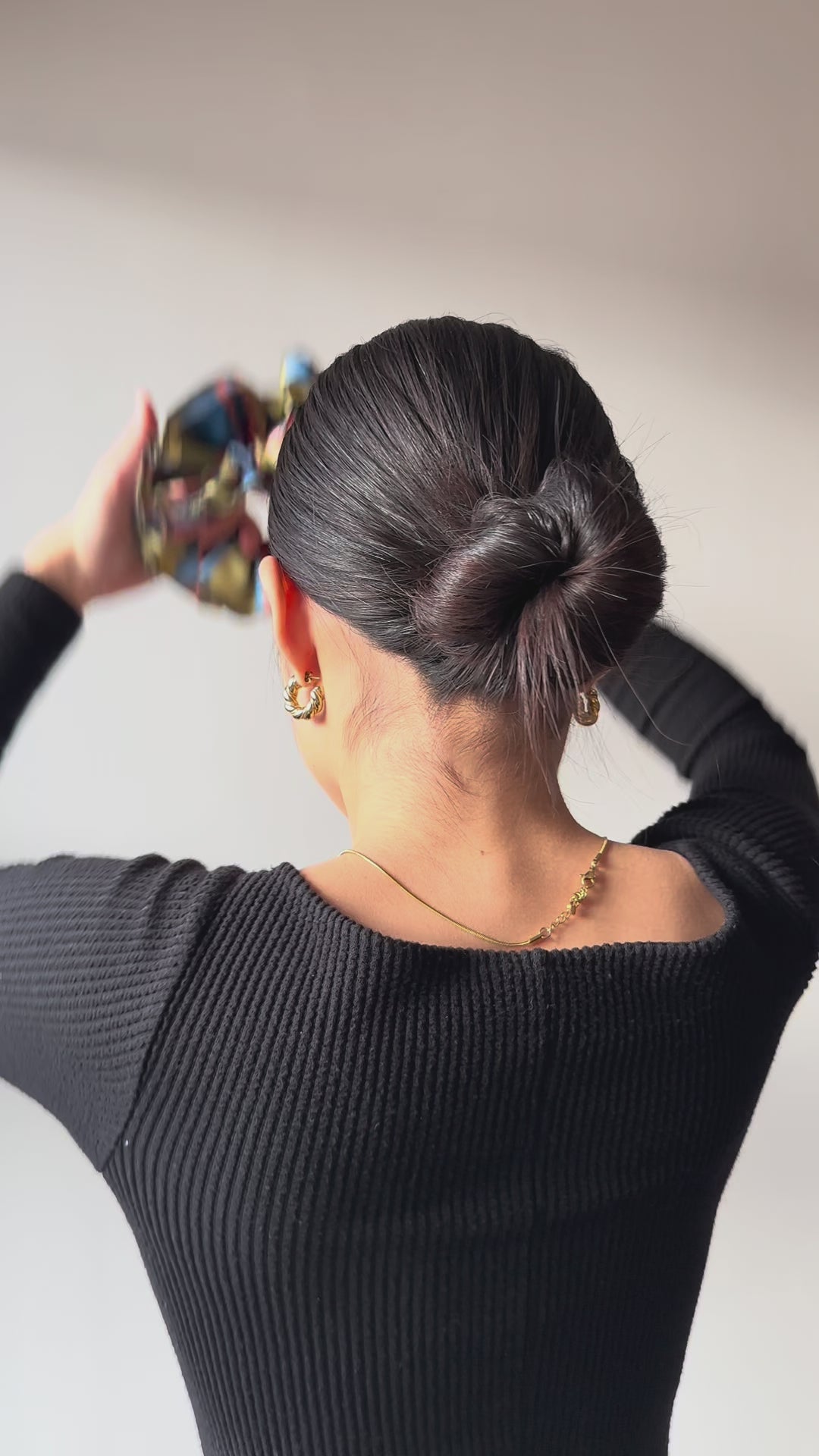 Olive Glow Scrunchie